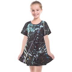 Abstract Colorful Texture Kids  Smock Dress by Amaryn4rt