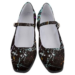 Abstract Colorful Texture Women s Mary Jane Shoes by Amaryn4rt