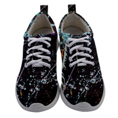 Abstract Colorful Texture Athletic Shoes by Amaryn4rt