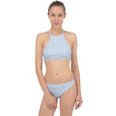 Classic Blue #10 Racer Front Bikini Set by Kettukas