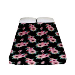 Floral Print Fitted Sheet (full/ Double Size) by Saptagram