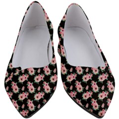 Floral Print Women s Block Heels  by Saptagram