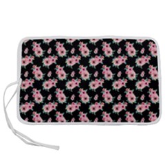 Floral Print Pen Storage Case (l)