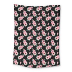 Floral Print Medium Tapestry by Saptagram