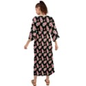 Floral Print Grecian Style  Maxi Dress View2