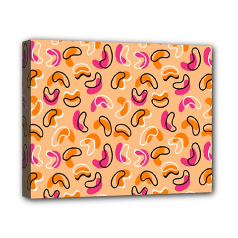 Beans Pattern Canvas 10  X 8  (stretched) by designsbymallika