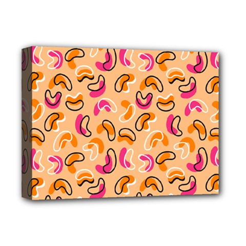 Beans Pattern Deluxe Canvas 16  X 12  (stretched)  by designsbymallika