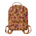 Beans Pattern Flap Pocket Backpack (Small) View3