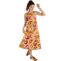 Beans Pattern Summer Maxi Dress by designsbymallika