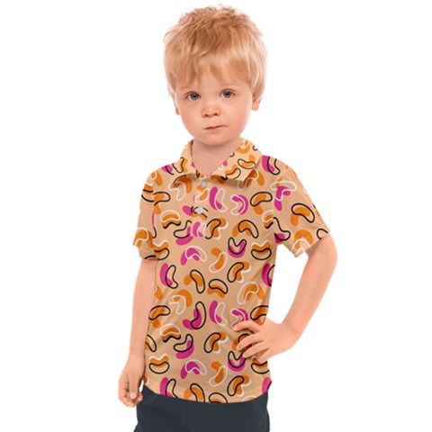 Beans Pattern Kids  Polo Tee by designsbymallika