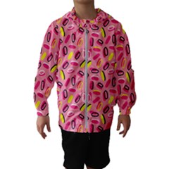 Beans Pattern 2 Kids  Hooded Windbreaker by designsbymallika