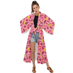 Beans Pattern 2 Maxi Kimono by designsbymallika