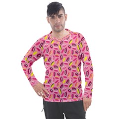 Beans Pattern 2 Men s Pique Long Sleeve Tee