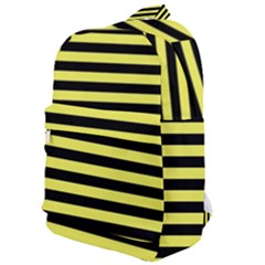 Wasp Stripes Pattern, Yellow And Black Lines, Bug Themed Classic Backpack by Casemiro