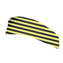 Wasp stripes pattern, yellow and black lines, bug themed Stretchable Headband View1