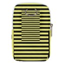 Wasp stripes pattern, yellow and black lines, bug themed Belt Pouch Bag (Large) View2