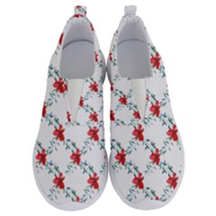 Poppies Pattern, Poppy Flower Symetric Theme, Floral Design No Lace Lightweight Shoes by Casemiro