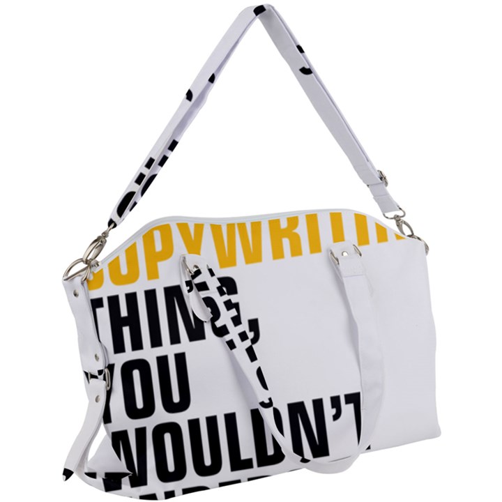 07 Copywriting Thing Copy Canvas Crossbody Bag