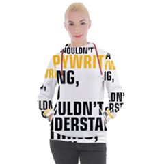 07 Copywriting Thing Copy Women s Hooded Pullover by flamingarts