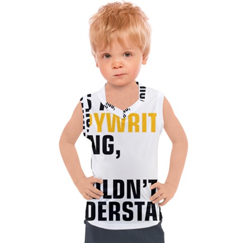 07 Copywriting Thing Copy Kids  Sport Tank Top by flamingarts