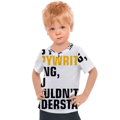 07 Copywriting Thing Copy Kids  Sports Tee by flamingarts