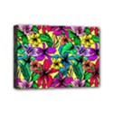 Hibiscus flowers pattern, floral theme, rainbow colors, colorful palette Mini Canvas 7  x 5  (Stretched) View1