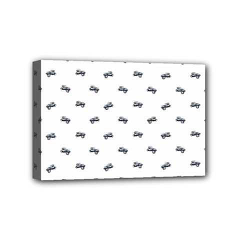 Vintage Car Motif Prin Pattern 2001 Mini Canvas 6  X 4  (stretched) by dflcprintsclothing