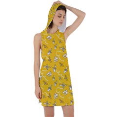 Honeybees Racer Back Hoodie Dress by bloomingvinedesign