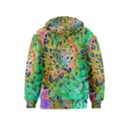 Peacock Chrysanthemum Kids  Pullover Hoodie View2