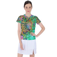 Peacock Chrysanthemum Women s Sports Top by bloomingvinedesign