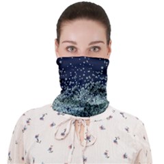 Navy Floral Face Covering Bandana (adult)