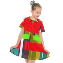 Serippy Kids  Short Sleeve Shirt Dress by SERIPPY