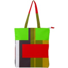 Serippy Double Zip Up Tote Bag by SERIPPY