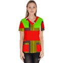 SERIPPY Women s V-Neck Scrub Top View1