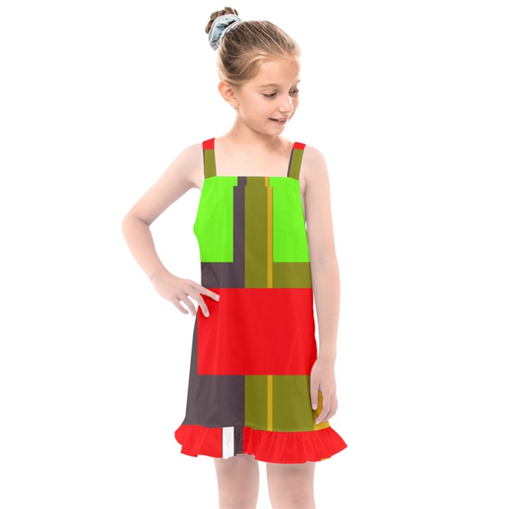 SERIPPY Kids  Overall Dress