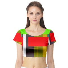 Serippy Short Sleeve Crop Top by SERIPPY