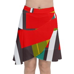 Serippy Chiffon Wrap Front Skirt by SERIPPY