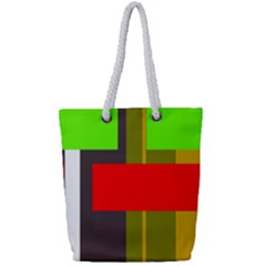 Serippy Full Print Rope Handle Tote (small) by SERIPPY