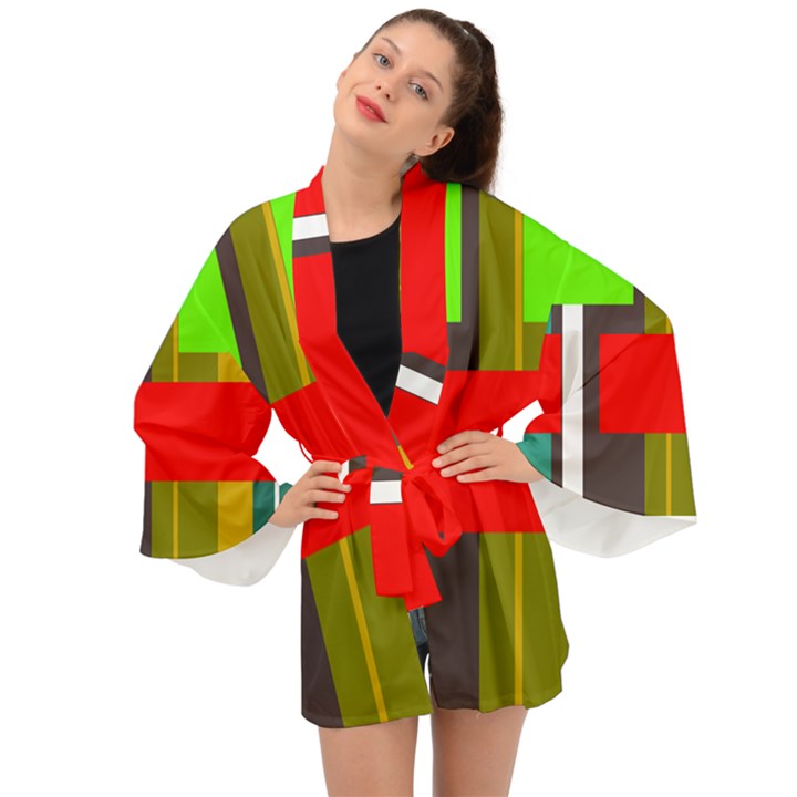 SERIPPY Long Sleeve Kimono