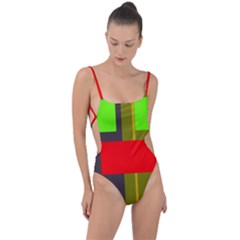 Serippy Tie Strap One Piece Swimsuit