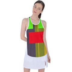 Serippy Racer Back Mesh Tank Top