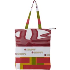 Serippy Double Zip Up Tote Bag