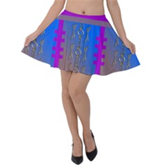 Serippy Velvet Skater Skirt by SERIPPY