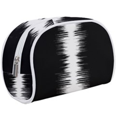 Black And White Noise, Sound Equalizer Pattern Makeup Case (large) by Casemiro