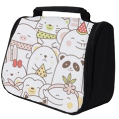 Cute-baby-animals-seamless-pattern Full Print Travel Pouch (big)