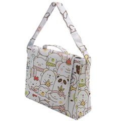 Cute-baby-animals-seamless-pattern Box Up Messenger Bag