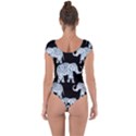 Elephant-pattern-background Short Sleeve Leotard  View2