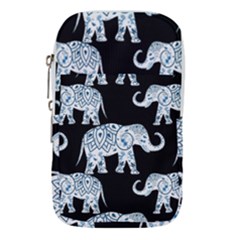 Elephant-pattern-background Waist Pouch (large) by Sobalvarro