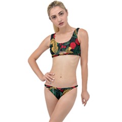 Seamless-pattern-with-leopards-and-roses-vector The Little Details Bikini Set by Sobalvarro