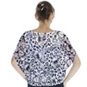 Vector-eclectic-fabric-seamless-pattern-animal-background-with-baroque-ornament Batwing Chiffon Blouse View2